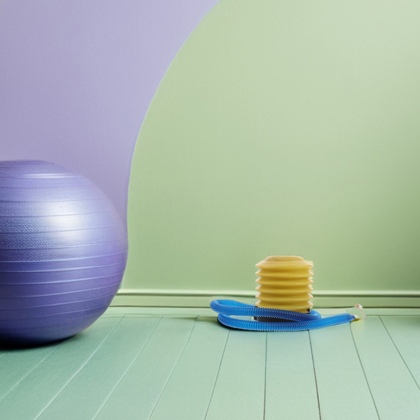 1Set Yoga Ball Pump Manual Foo - огляд і ціна Pilates Yoga &A