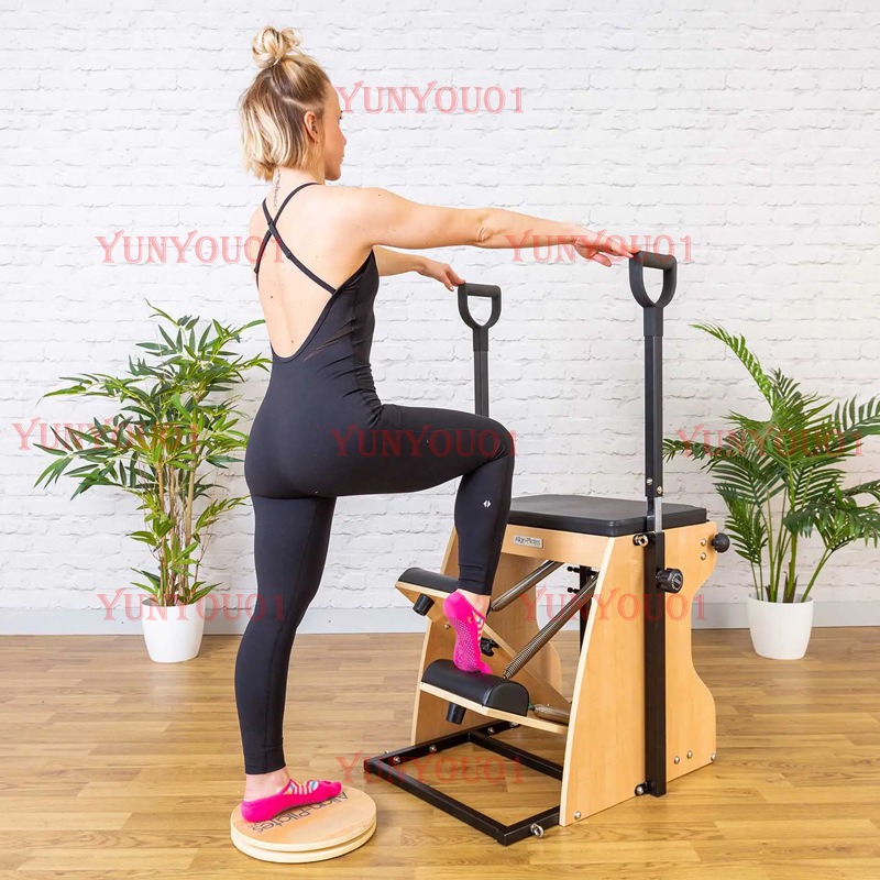 Solid Wood Pilates Rotating Di - огляд і ціна Pilates Yoga Stretching