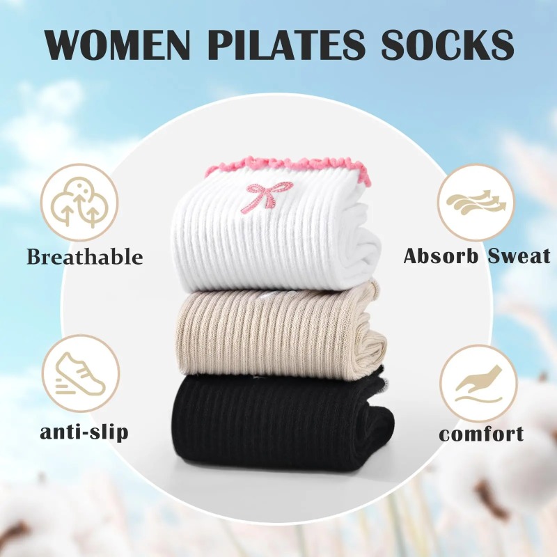 Professional Yoga Socks, Cotto - огляд і ціна Pilates Yoga &A