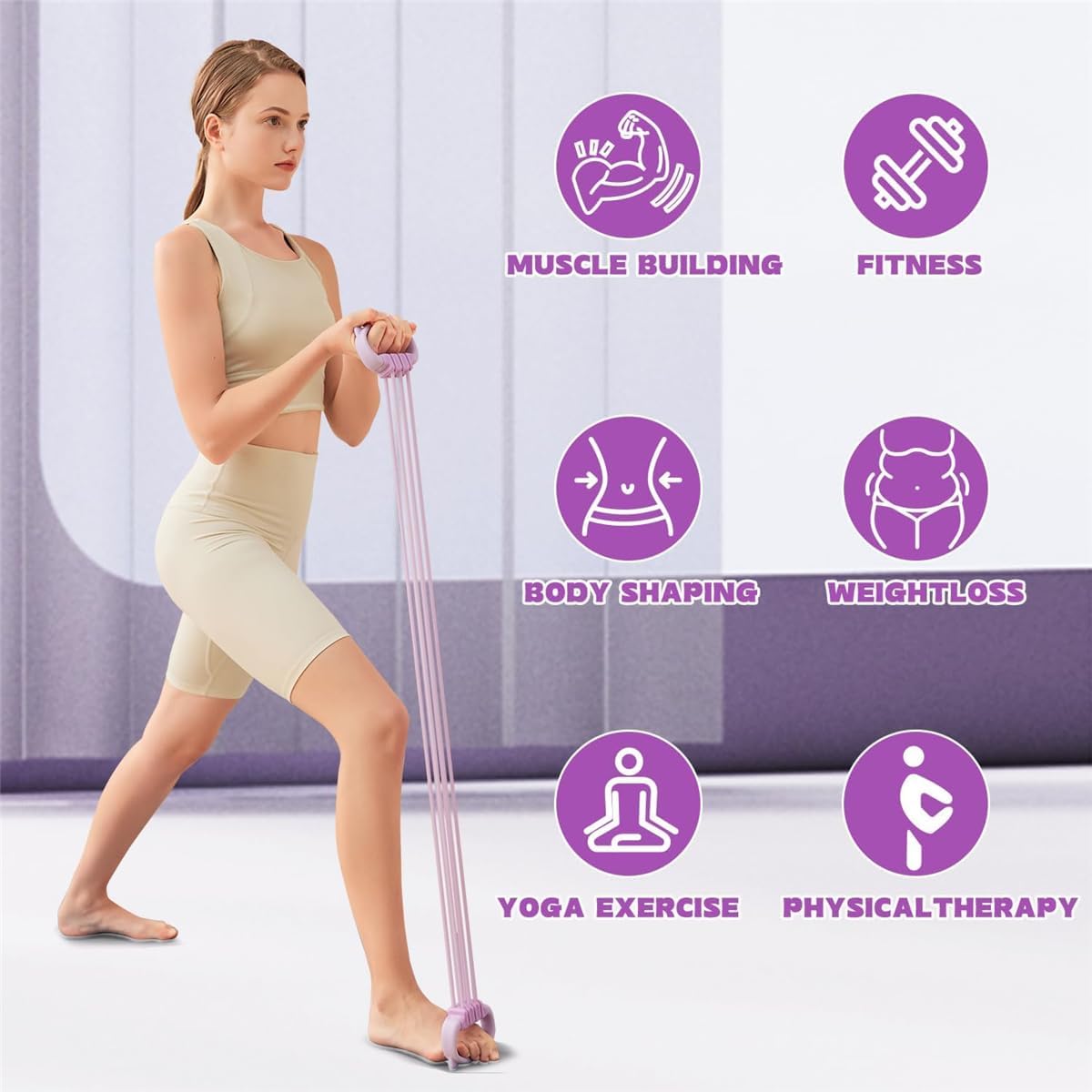 Figure 8 Resistance Bands for  - огляд і ціна Pilates Yoga Stretching