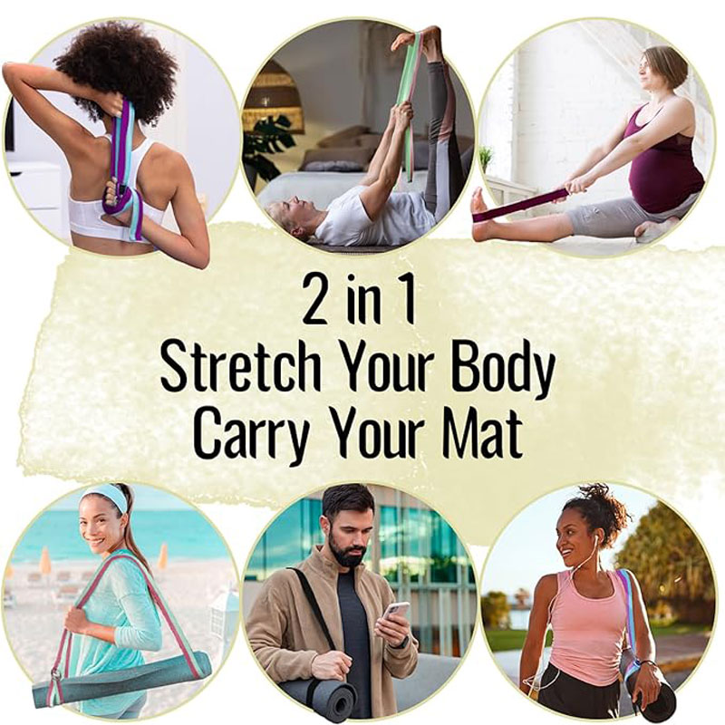 Adjustable Non Slip Strap, Sui - огляд і ціна Pilates Yoga Stretching