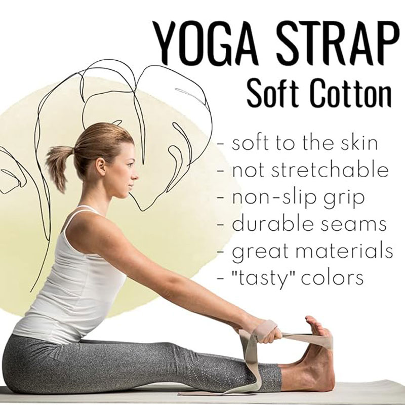 Adjustable Non Slip Strap, Sui - огляд і ціна Pilates Yoga Stretching