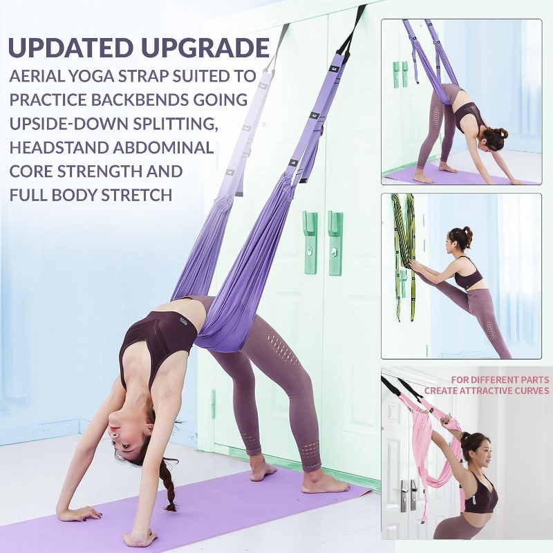 Adjustable Aerial Yoga Hammock - огляд і ціна Pilates Yoga Stretching